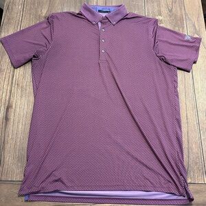 Greyson Purple Golf Polo Short Sleeve Short Mens size XL